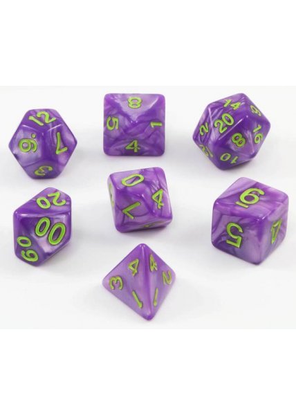 Oversized Dice Set: Purple Pearl