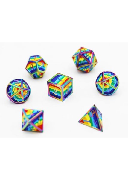 Rainbow Pride Dice