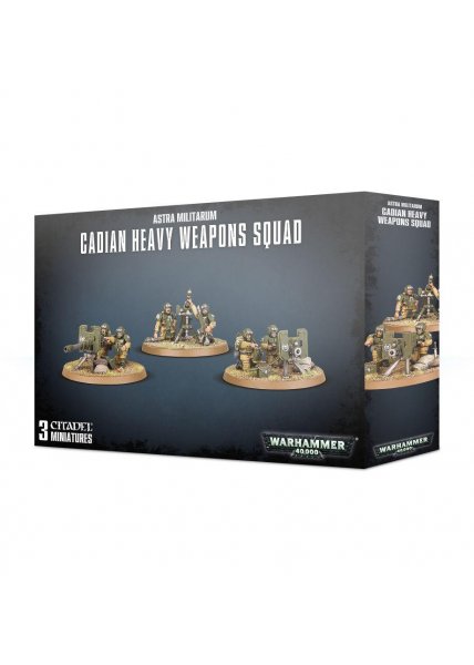 40K: Astra Militarum - CADIAN HEAVY WEAPONS SQUAD (classic)