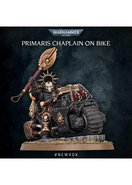 40k: Space Marines Primaris Chaplain On Bike