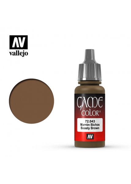 Vallejo Game Color: Beasty Brown (17ml)