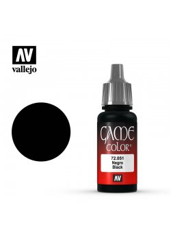 Vallejo Game Color: Black (17ml)
