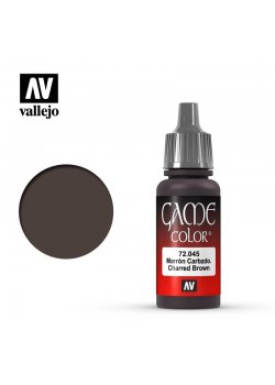 Vallejo Game Color: Charred Brown (17ml)
