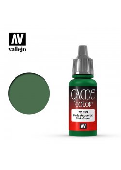 Vallejo Game Color: Sick Green (17ml)