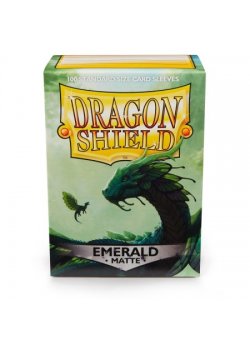Dragon Shield Sleeves: Matte Emerald (Box Of 100)