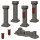 WizKids Deep Cuts Unpainted Miniatures: Pillars & Banners 