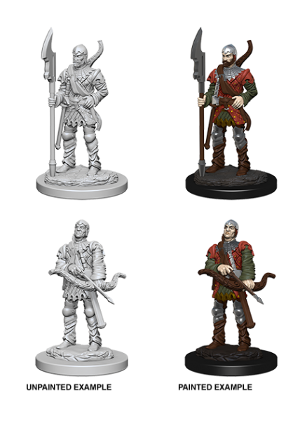 Pathfinder Unpainted Miniatures: Town Guards