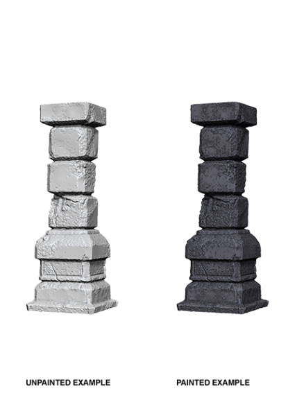 WizKids Deep Cuts Unpainted Miniatures: Pillars