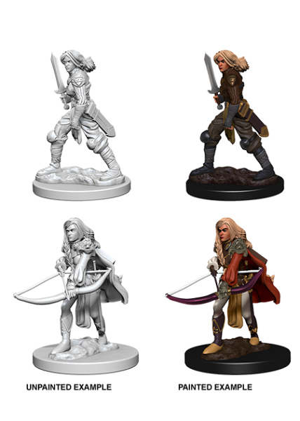 Pathfinder Unpainted Miniatures: Female Human Fighter