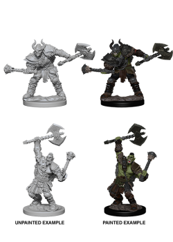 Pathfinder Unpainted Miniatures: Half-Orc Male Barbarian