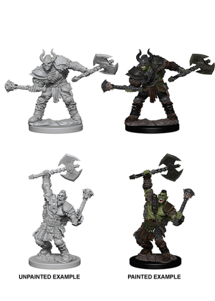 Pathfinder Unpainted Miniatures: Half-Orc Male Barbarian