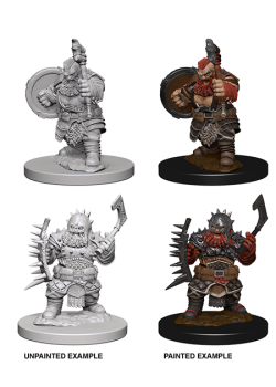 Pathfinder Unpainted Miniatures: Dwarf Male Barbarian