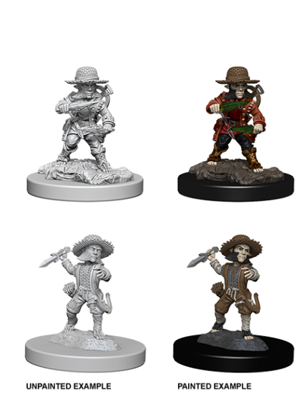 Pathfinder Unpainted Miniatures: Male Halfling Rogue