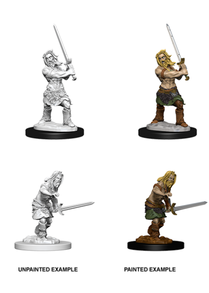 Pathfinder Unpainted Miniatures: Male Human Barbarian