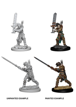 Pathfinder Unpainted Miniatures: Female Human Barbarian