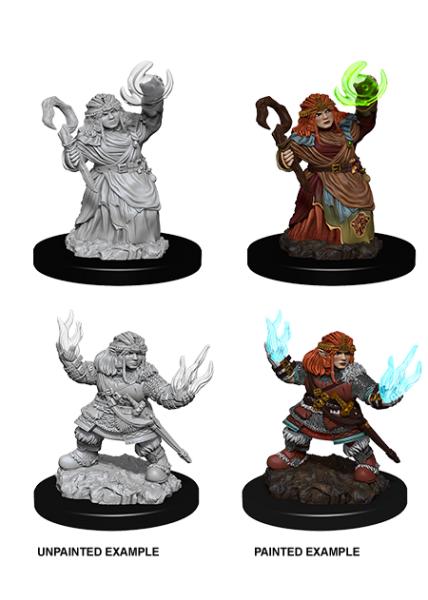 Pathfinder Unpainted Miniatures: Female Dwarf Summoner