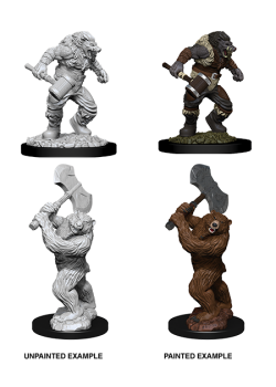 D&D Nolzur's Marvelous Unpainted Miniatures: Wereboar & Werebear