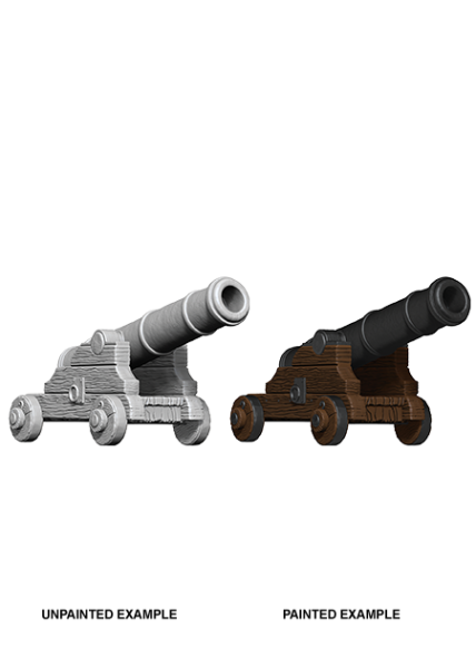 WizKids Deep Cuts Unpainted Miniatures: Cannons