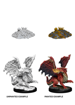 D&D Nolzur's Marvelous Unpainted Miniatures: Red Dragon Wyrmling