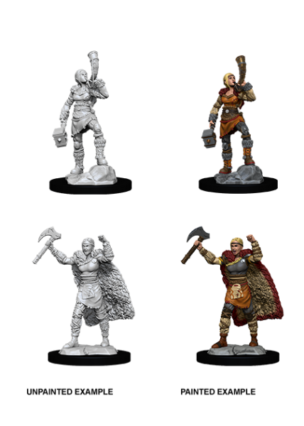 D&D Nolzur's Marvelous Unpainted Miniatures: Female Human Barbarian