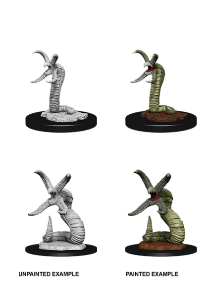 D&D Nolzur's Marvelous Unpainted Miniatures: Grick & Grick Alpha